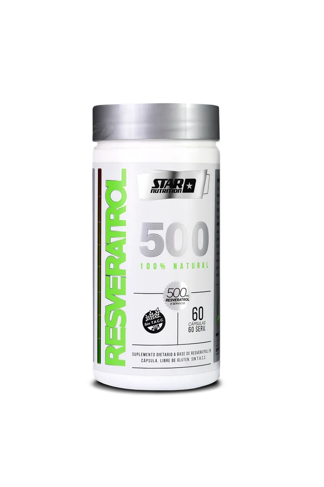 Resveratrol 500 60 Cápsulas
