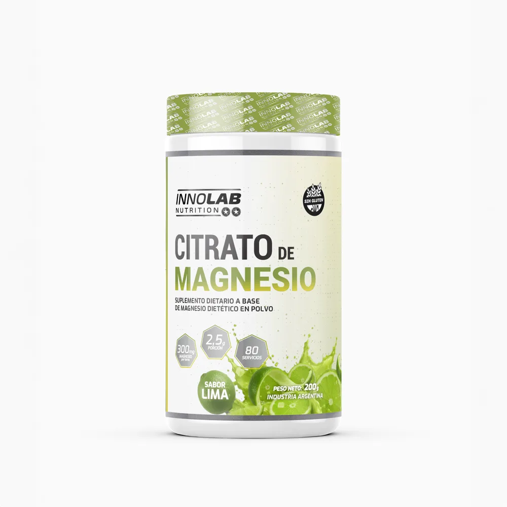 Citrato de Magnesio Sabor lima 200g