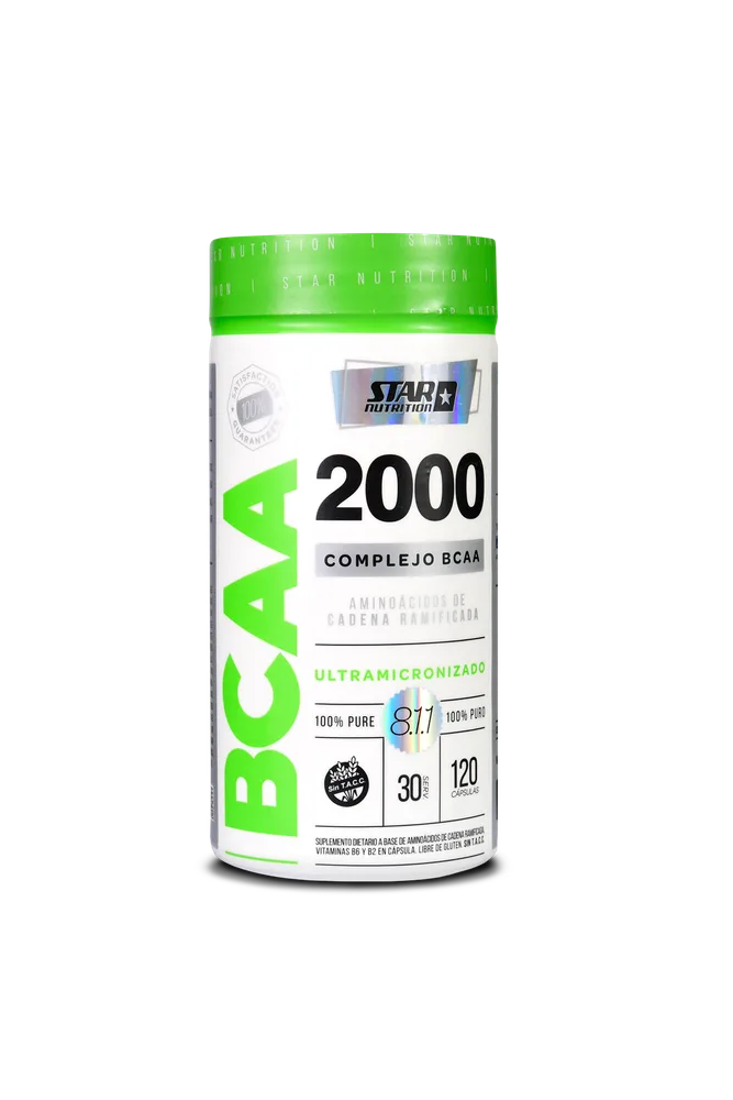 BCAA 2000 120 Cápsulas