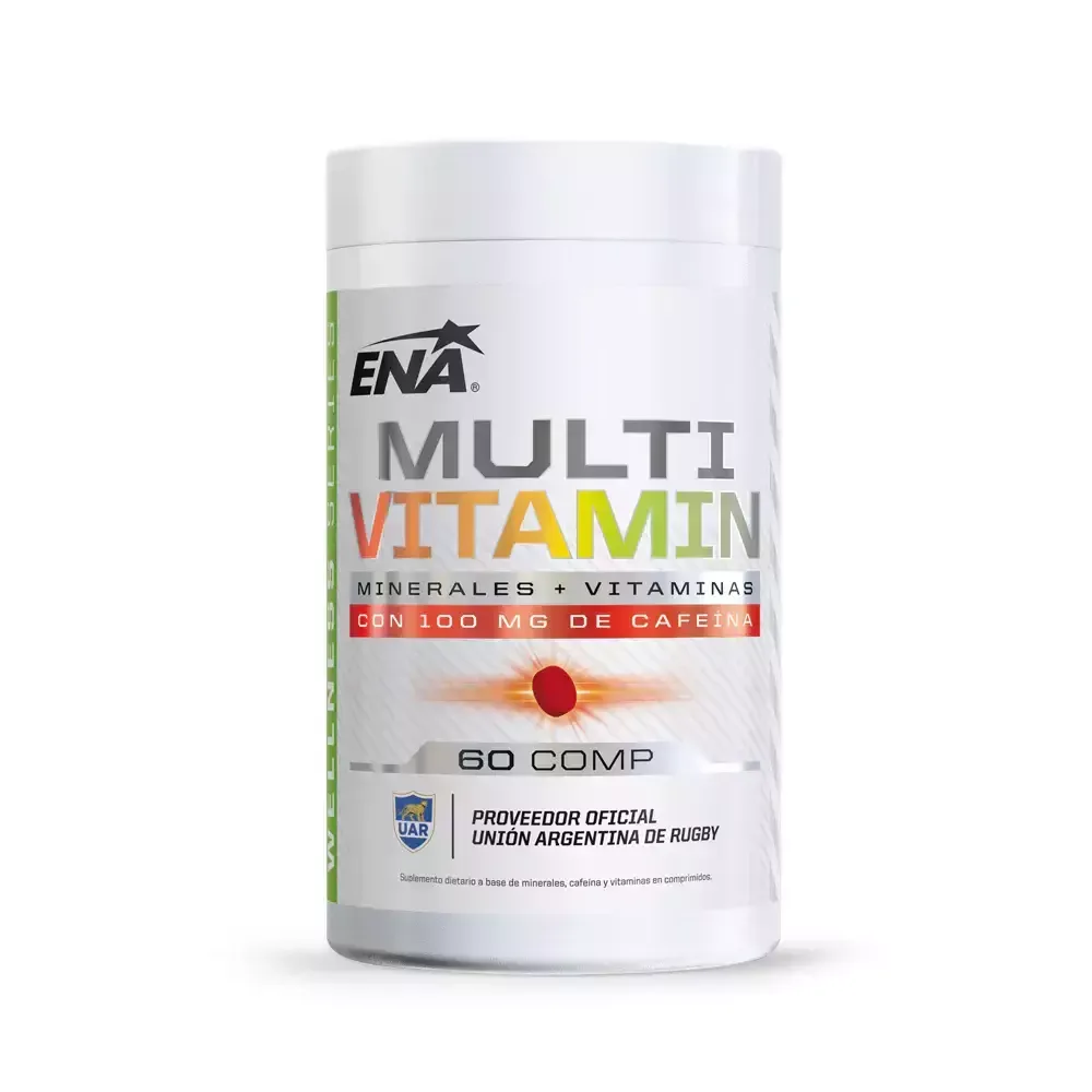 SPORT Multivitamínico Vitaminas y Minerales + Cafeína 60 comprimidos