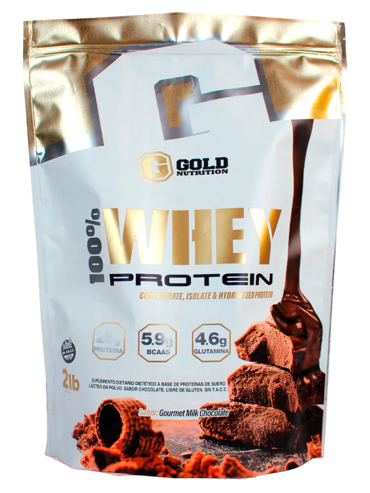 100% Whey Protein 2 LBS Gourmet Milk Chocolate